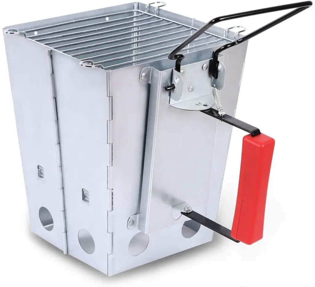 REDCAMP Collapsible Charcoal Chimney