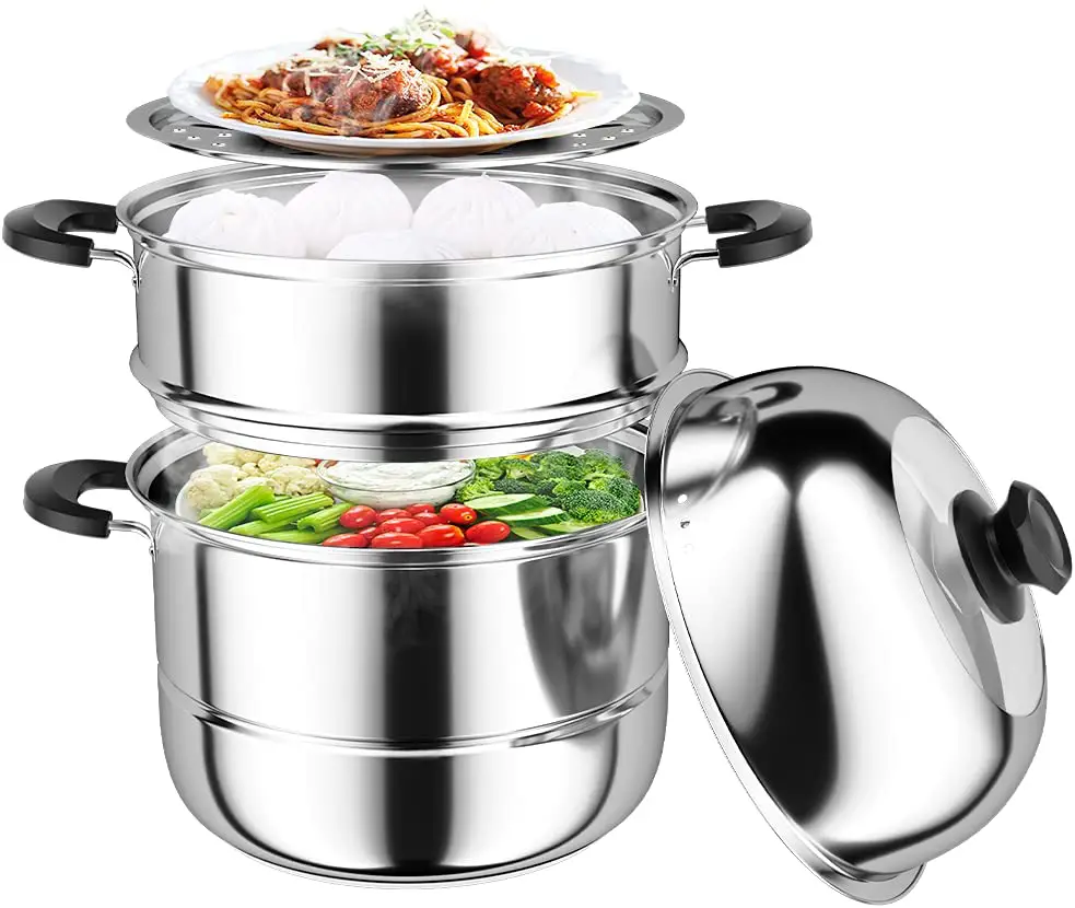 Steamer Pot for Cooking,Stainless Steel