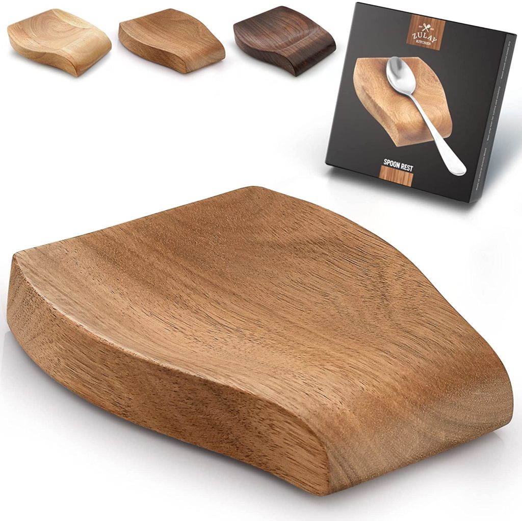 Zulay Acacia Wood Spoon Rest