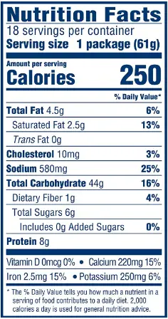 Kraft Macaroni And Cheese Nutrition Facts - Cully's Kitchen