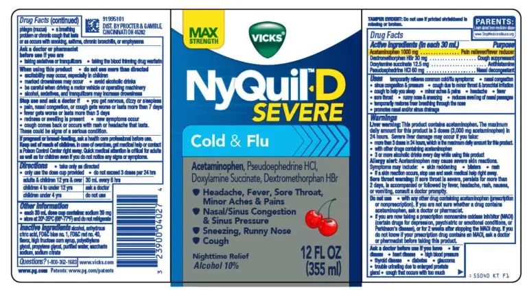 What You Need To Know About Nyquil Nutrition Facts Cully S Kitchen   Nyquil 1 768x423 