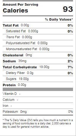 nyquil nutrition facts