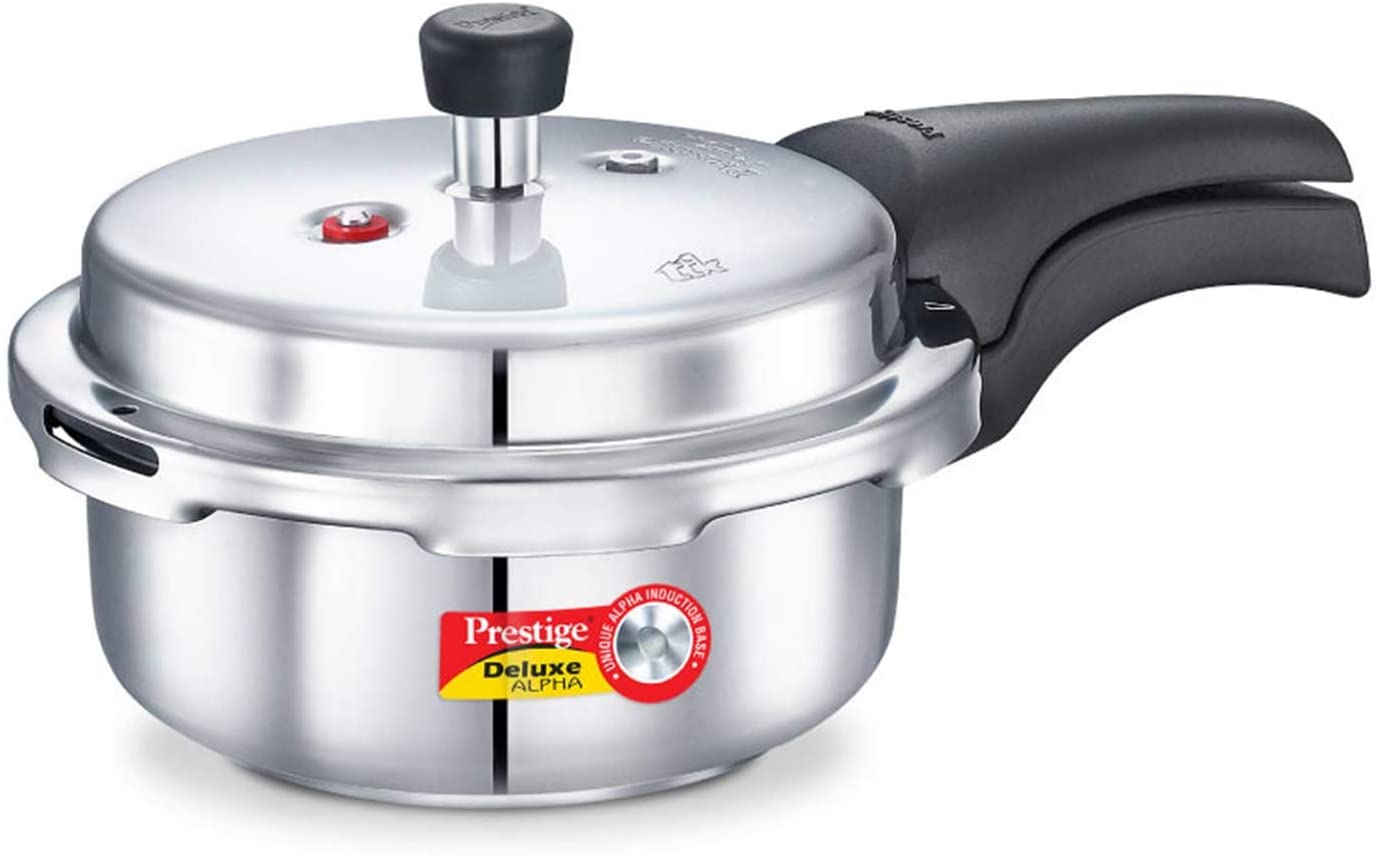 Alpha Deluxe Induction Base Stainless Steel Pressure Cooker