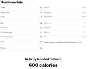 Buzzballz-Mixed Drinks Nutrition Facts