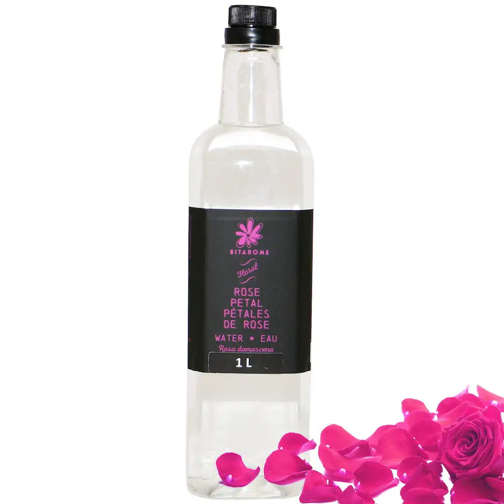 Bitarome All Natural Rose Blossom Water for Cooking