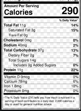 go macro bar ingredients