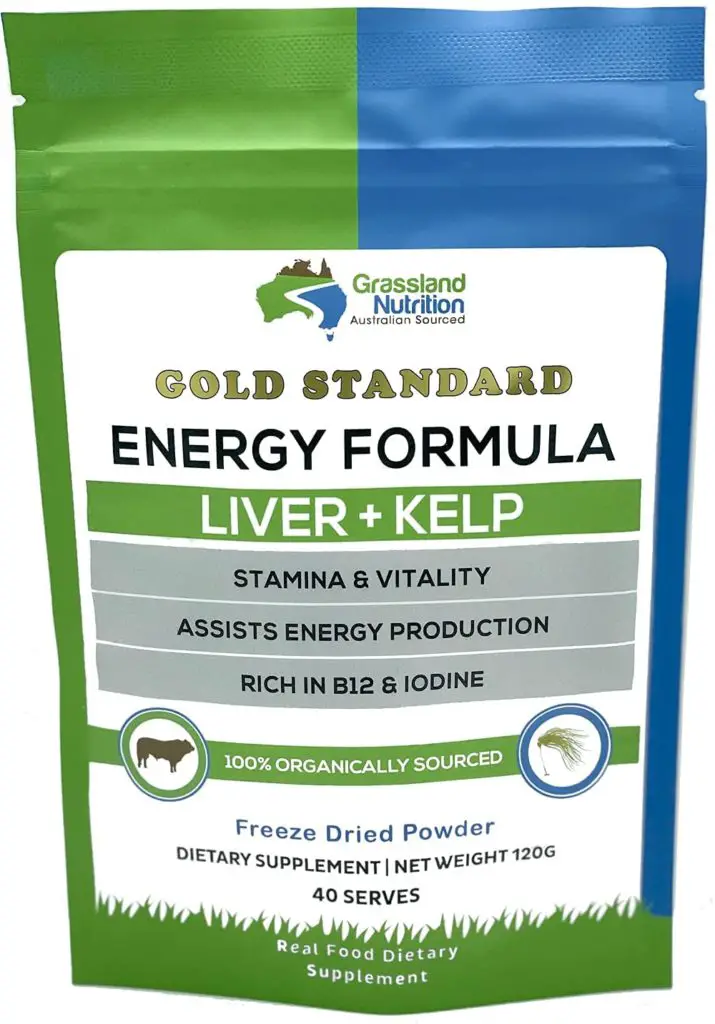 Grass Fed Beef Liver with Wild Harvested Kelp Energy Formula