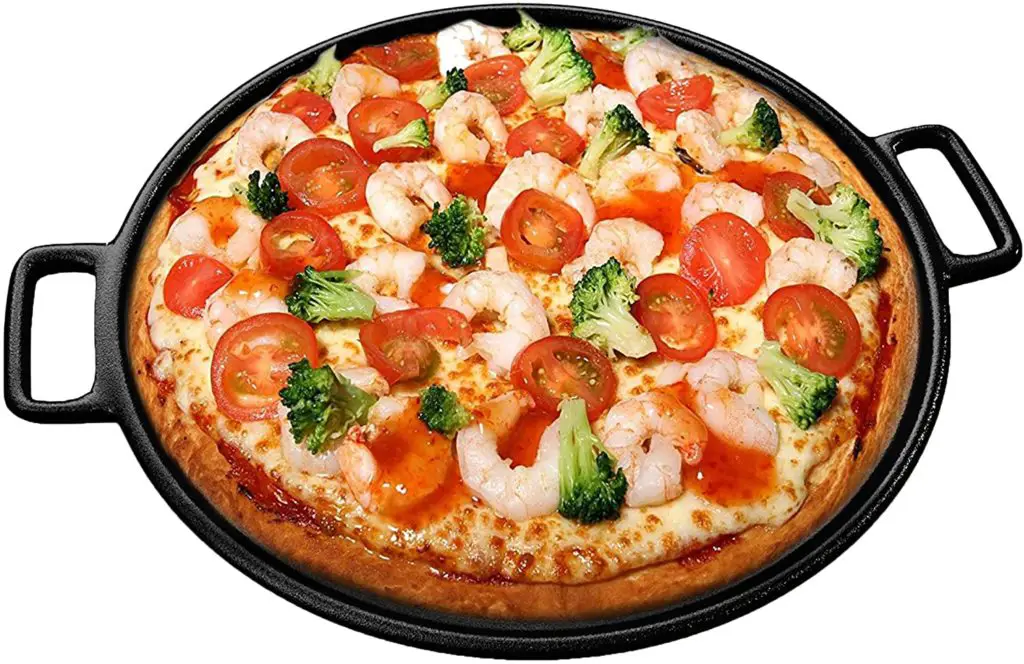 Home-Complete Cast Iron Pizza Pan