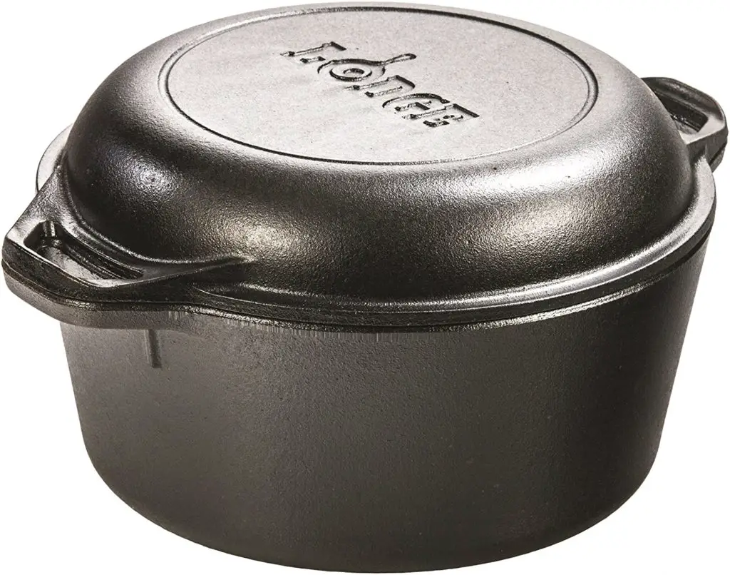 Lodge Pre-Seasoned Cast Iron Double Dutch