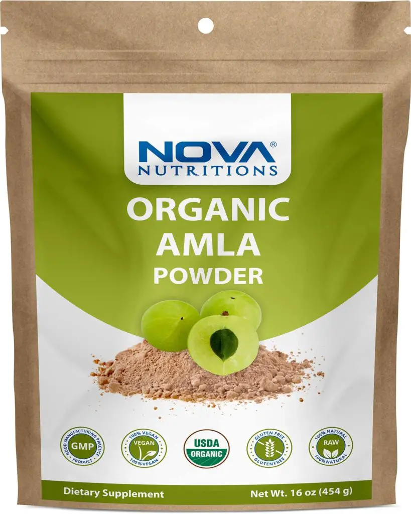 Nova Nutritions Certified Organic Amla Powder