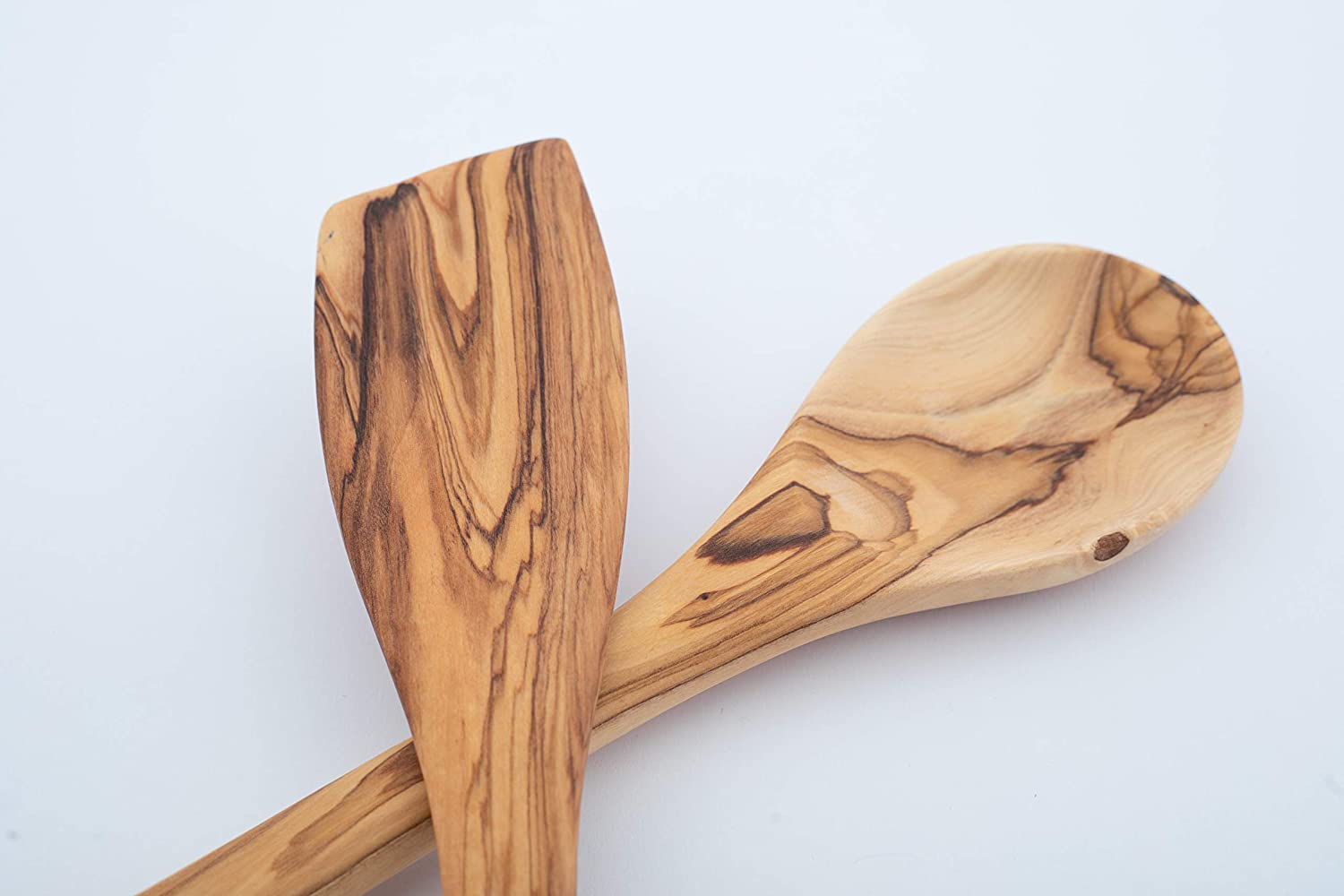 Olive Wood Spoons For Cooking   Olive Wood Cooking Spoon Spatula 2 