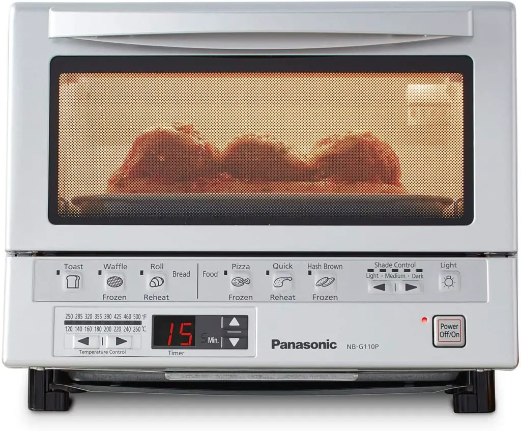Panasonic Toaster Oven FlashXpress with Double Infrared Heating and Removable