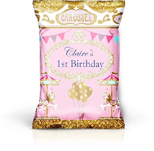 Personalized Birthday Party Chip Bags