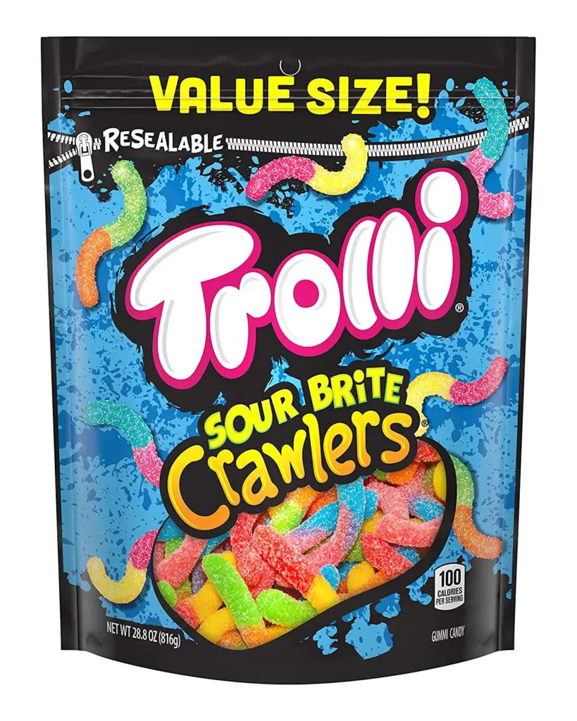 Trolli Sour Brite Crawlers Gummy Worms