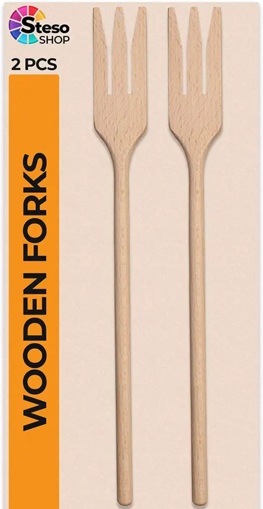 Wooden Forks for Cooking