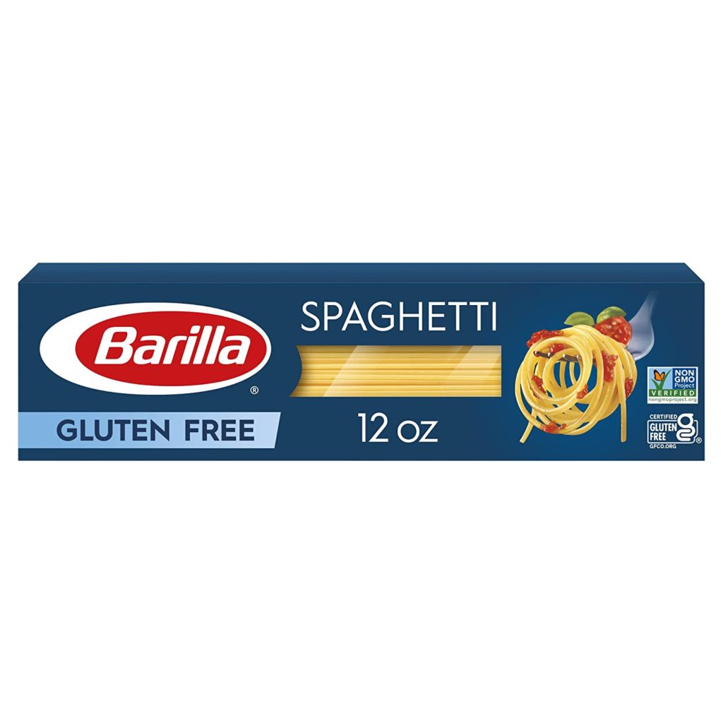 BARILLA Gluten Free Spaghetti, 12 Ounce - Non-GMO Gluten Free Pasta 