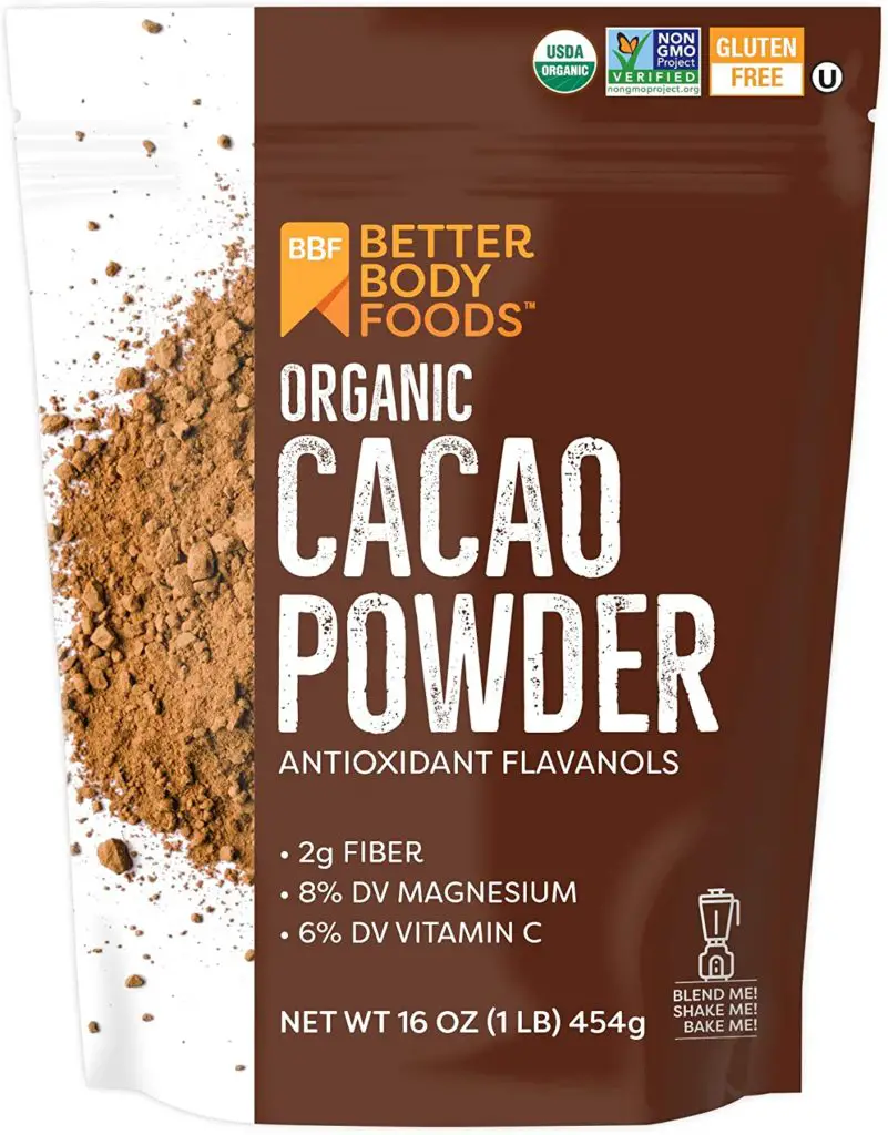 Better Body Foods Organic Cacao Powder