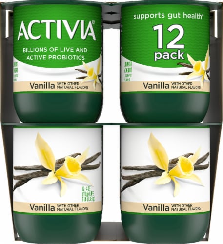 Activia Vanilla Probiotic Yogurt,