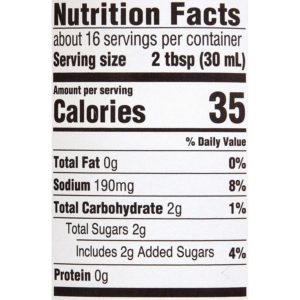 Dry Sherry nutrition facts