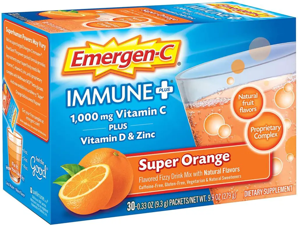 EmergenC Immune Plus Supplement Facts Cully's Kitchen