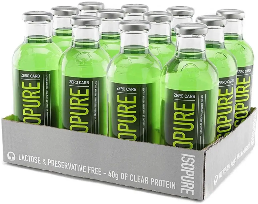 Isopure 40g Protein, Zero Carb Ready-to-Drink- Apple Melon