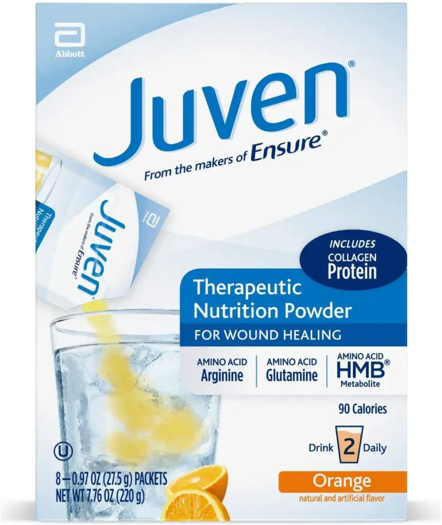 Juven Therapeutic Nutrition Drink Mix Powder for Wound Healing Support, Includes Collagen Protein,
