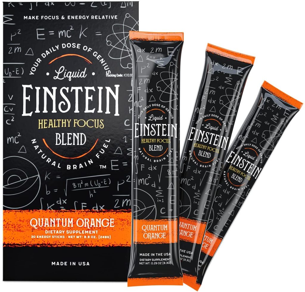 Liquid Einstein Orange Brain Supplement 30 Count