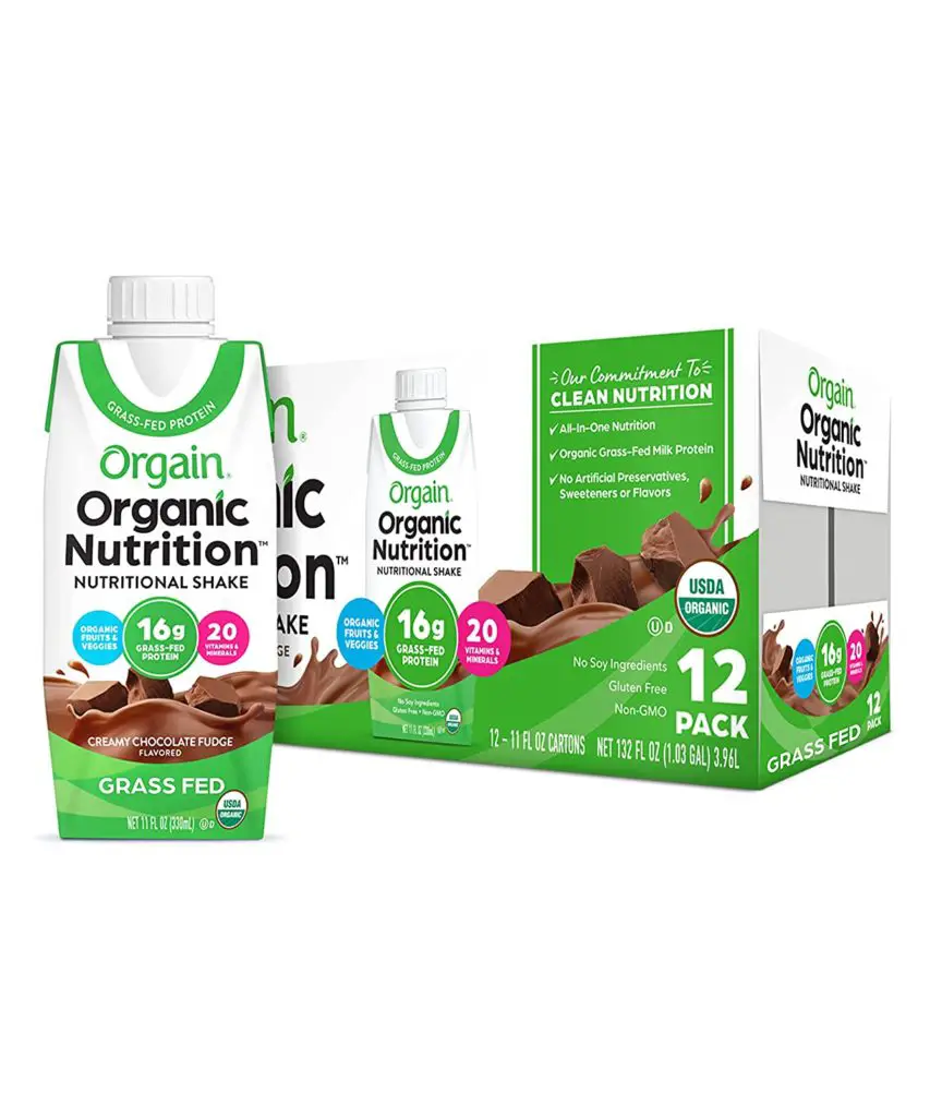  Orgain Organic Nutritional Shake