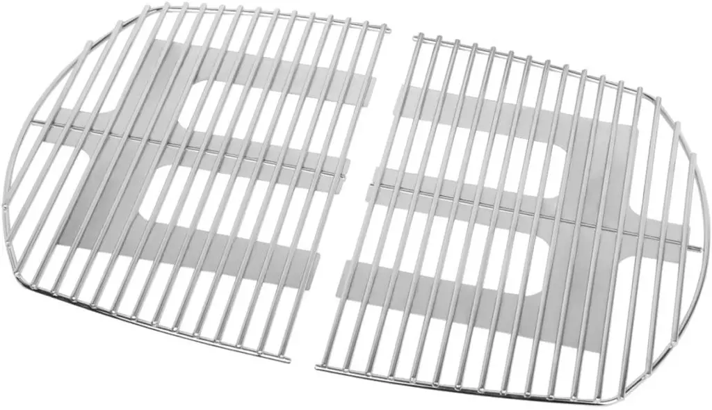 Stanbroil Solid Rod Stainless Steel Grill Cooking Grates for Weber