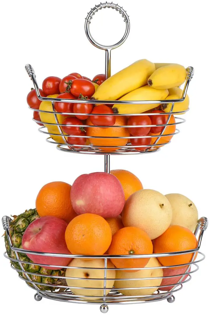 Sunny Living 2-Tier Fruit Baskets