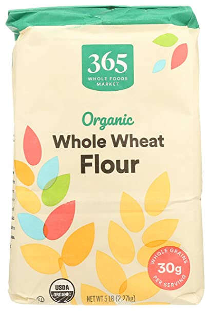365 by Whole Foods Market, Flour 100 Percent Whole Wheat Organic, 80 Ounce