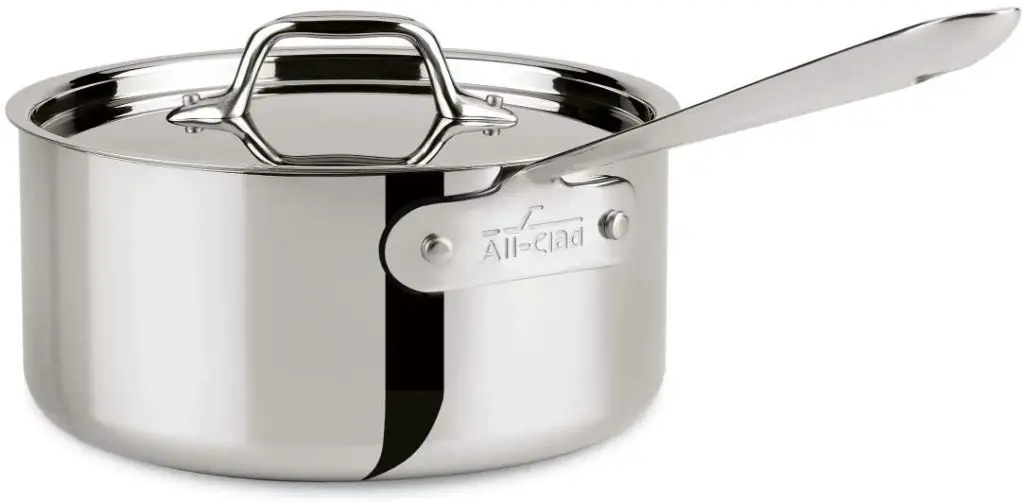 All-Clad - 8701004398 All-Clad 4203 Stainless Steel Tri-Ply Bonded Dishwasher Safe Sauce Pan
