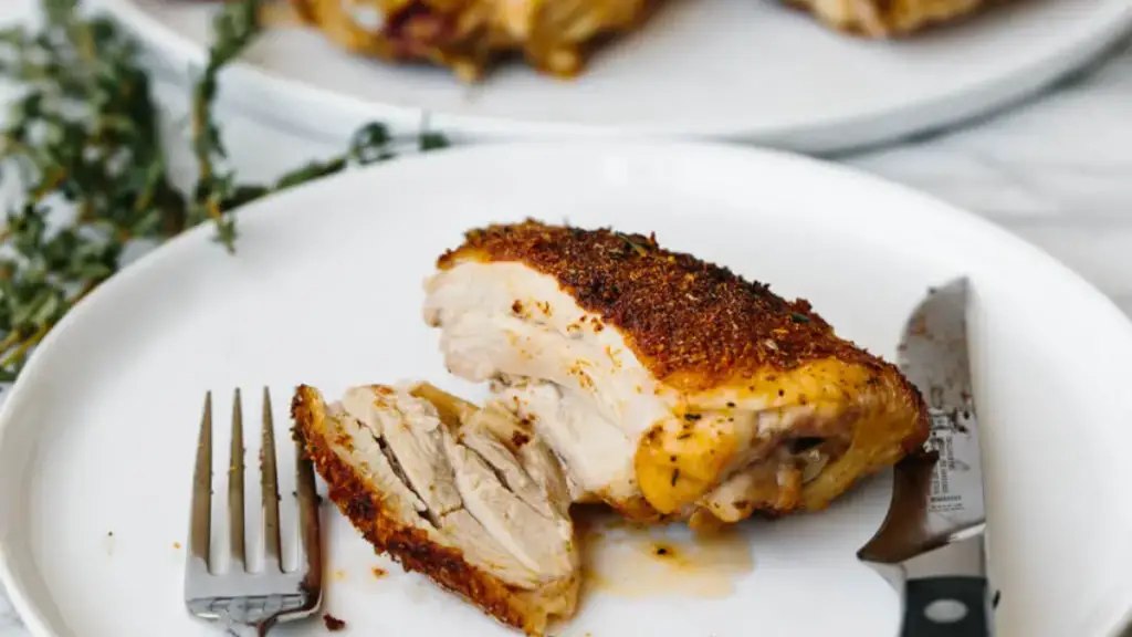 Baked chicken thighs