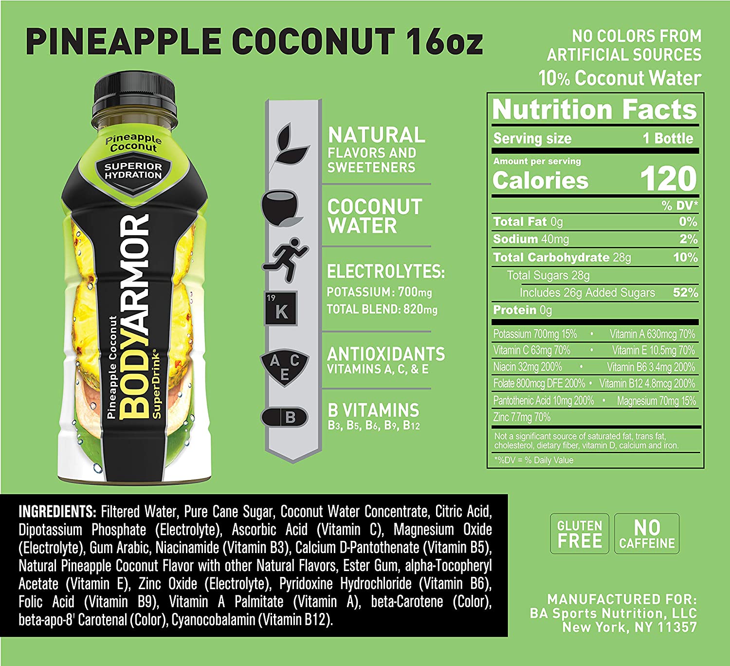 Pineapple Coconut Body Armor Lyte Nutrition Facts Cully s Kitchen