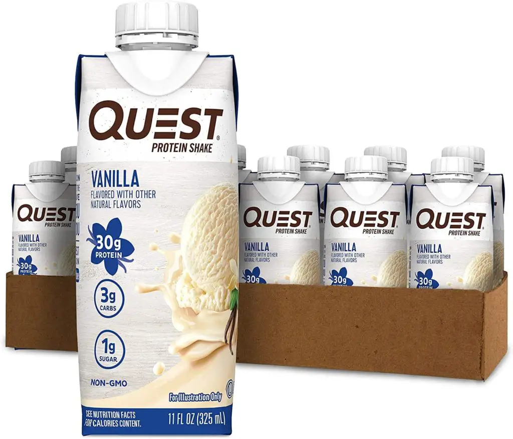 Quest Nutrition Vanilla Protein Shake, High Protein, Low Carb, Gluten Free