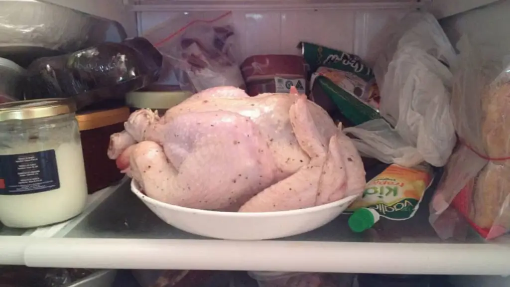 thawed chicken