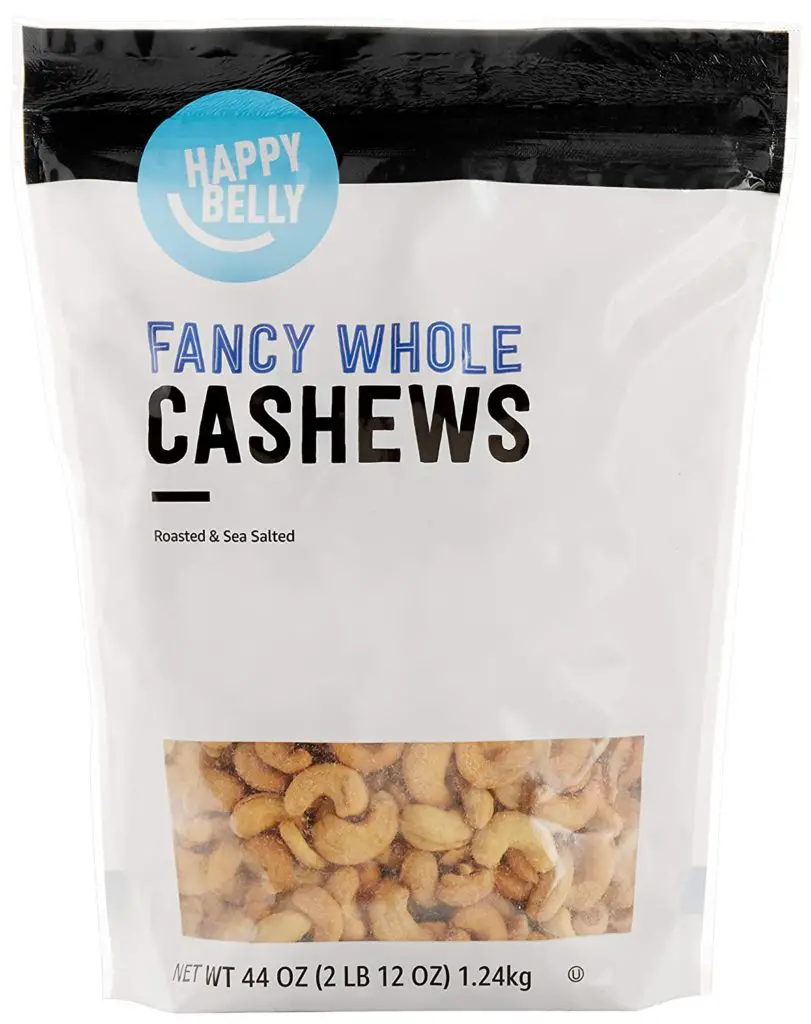 Amazon Brand - Happy Belly Fancy Whole Cashews,