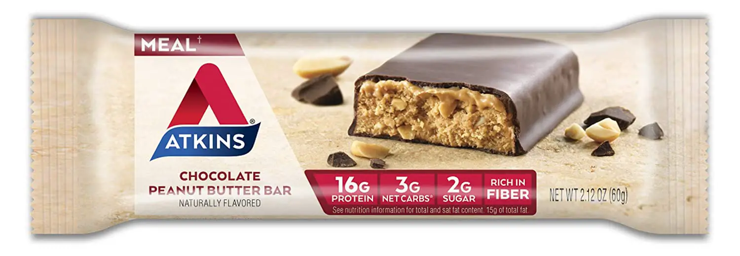 Atkins Chocolate Peanut Butter Bar Nutrition Facts