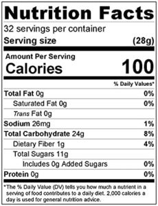 Dried Mango Nutrition facts - Cully's Kitchen