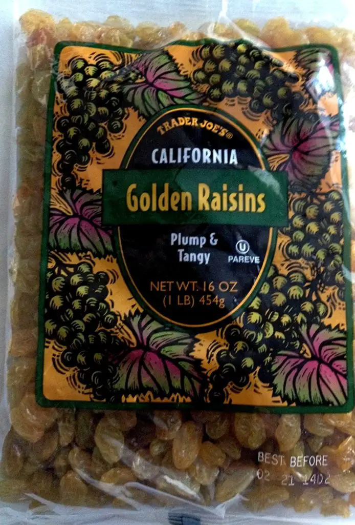 Trader Joe's California Golden Raisins,