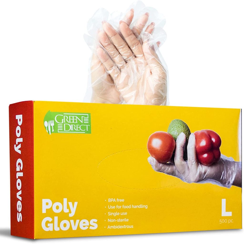 Disposable PE Plastic Clear Gloves