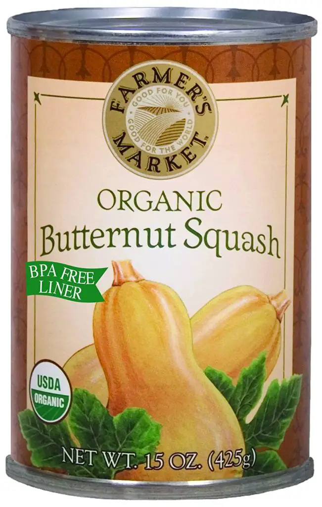 Farmer's Market Foods Canned Organic Butternut Squash Puree
