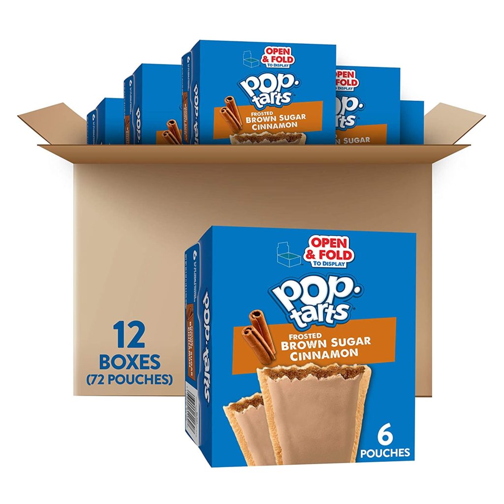 Kellogg's Pop-Tarts, Breakfast Toaster Pastries, Frosted Brown Sugar Cinnamon