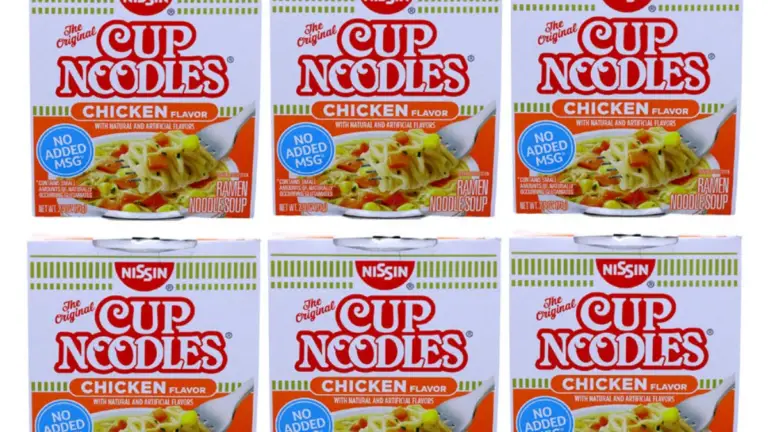 Cup Of Noodles Nutrition Facts