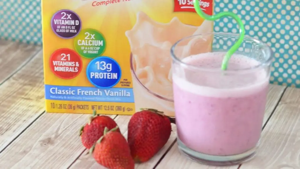 Vanilla Carnation Instant Breakfast Nutrition Facts Cully's Kitchen