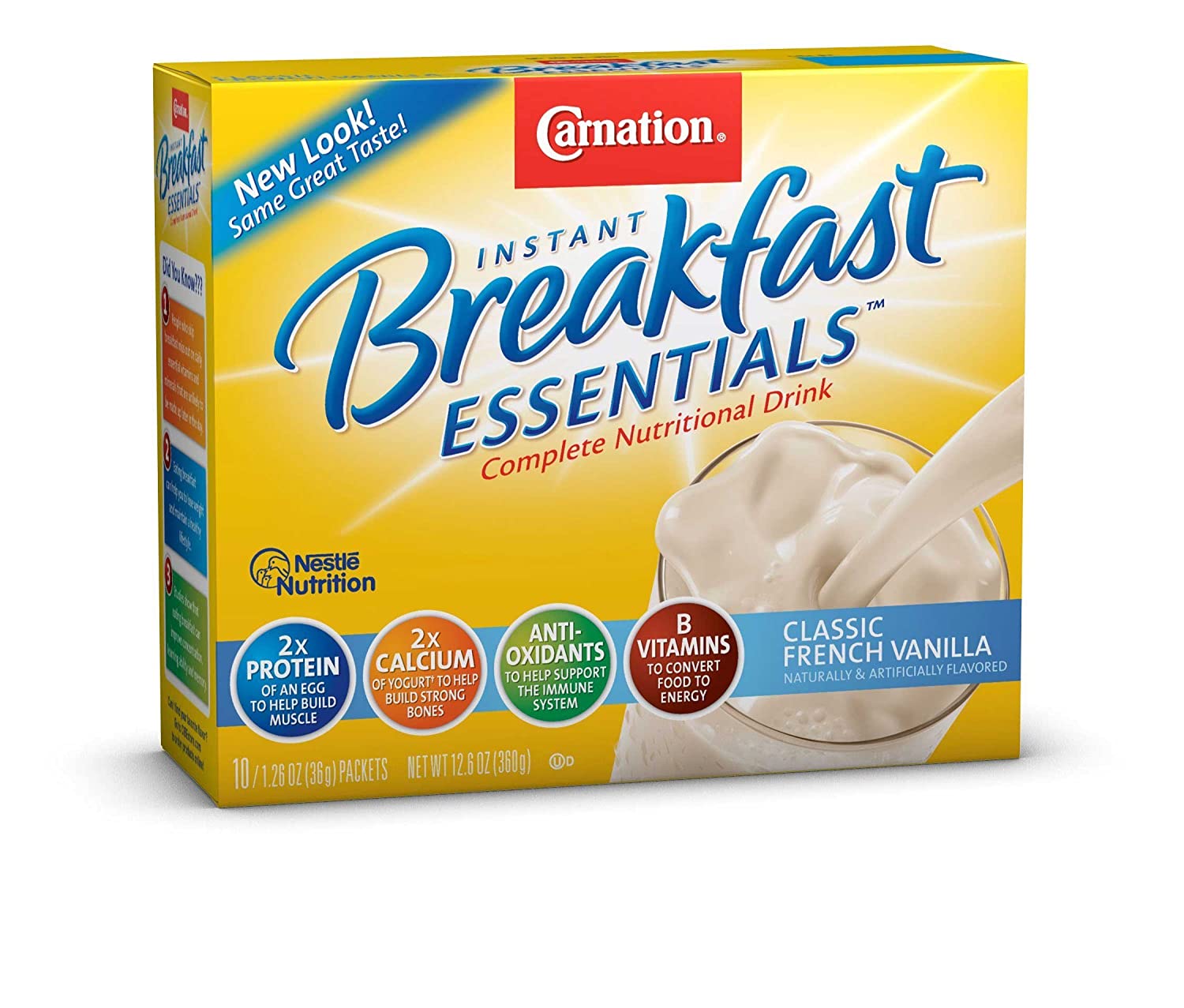 Vanilla Carnation Instant Breakfast Nutrition Facts