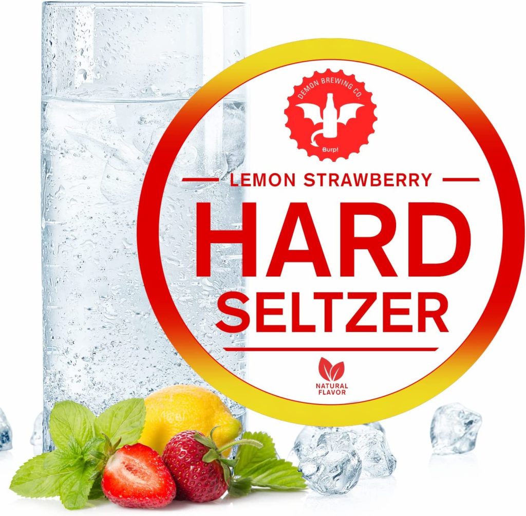 BrewDemon 1 Gal. Lemon-Strawberry Hard Seltzer