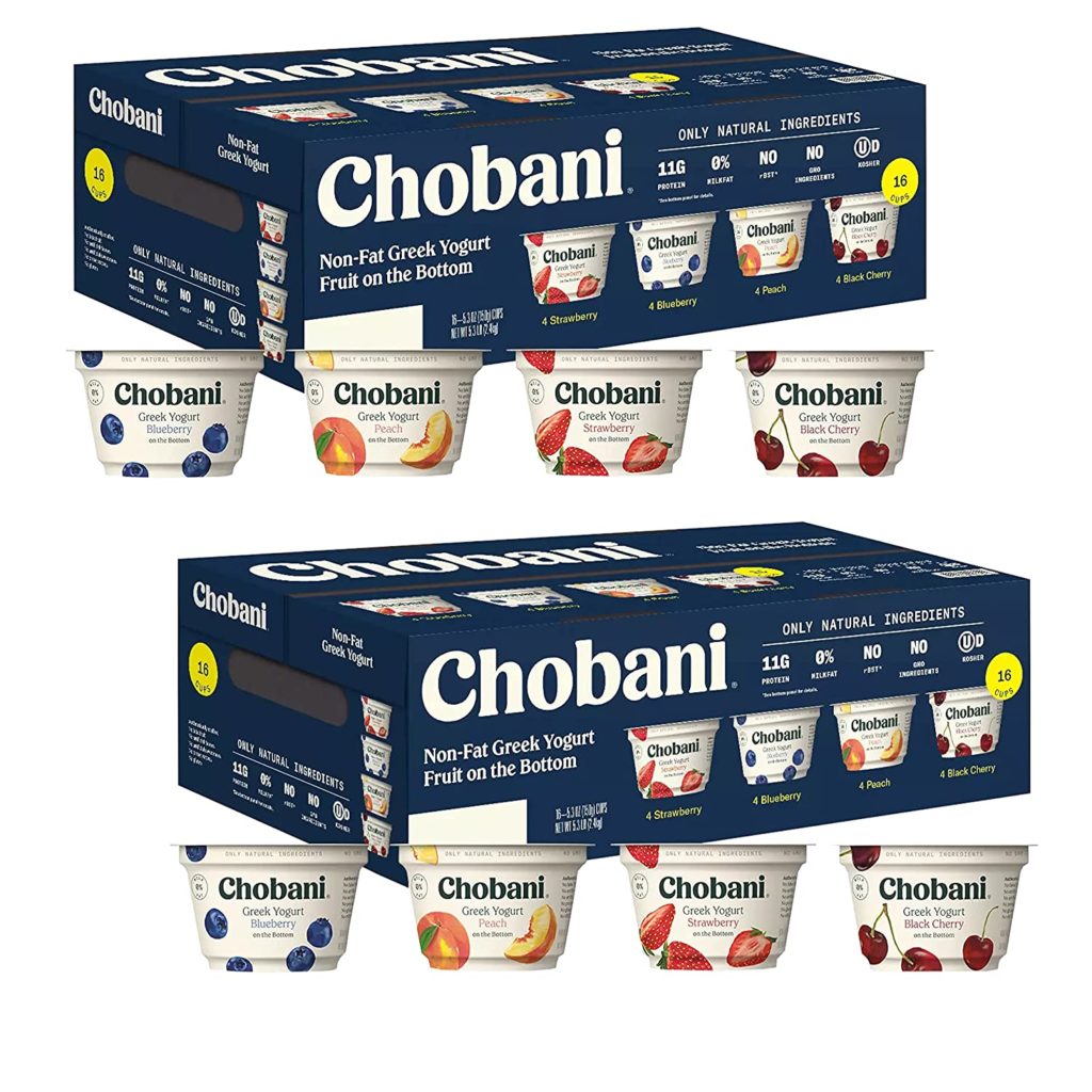 Chobani Nonfat Greek Yogurt With Fruit