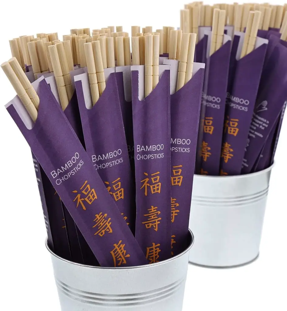 CiboWares 9 Inch Disposable Bamboo Chopsticks