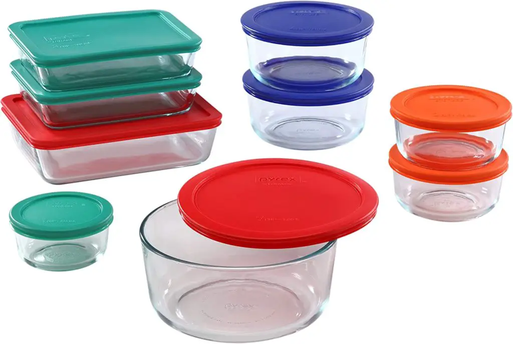 Pyrex Simply Store 18 Piece Meal Prep Storage Containers Set
